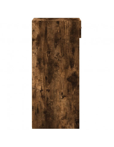 Credenza Rovere Fumo 30x42,5x93 cm in Legno Multistrato