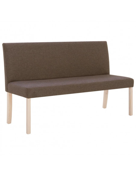 Panca 139,5 cm Marrone in Poliestere
