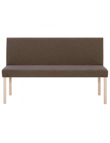 Panca 139,5 cm Marrone in Poliestere