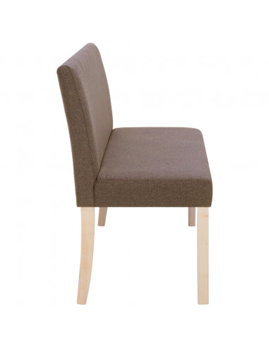 Panca 139,5 cm Marrone in Poliestere