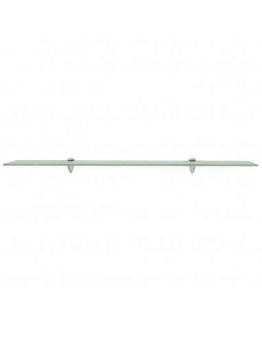 Mensole Galleggianti 2 pz in Vetro 100x10 cm 8 mm