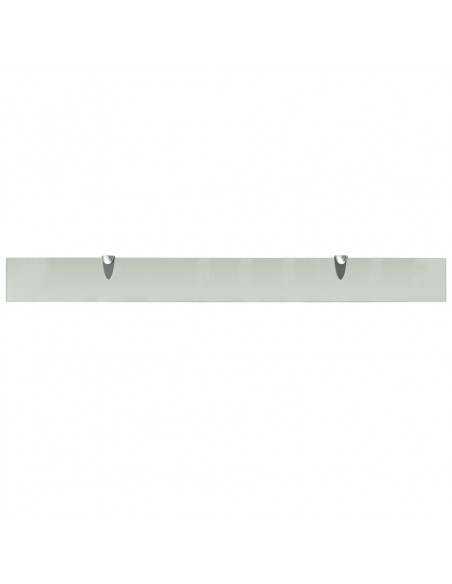 Mensole Galleggianti 2 pz in Vetro 100x10 cm 8 mm