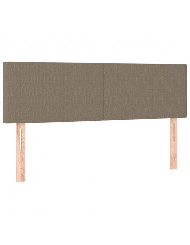 Testiere 2 pz Tortora 72x5x78/88 cm in Tessuto