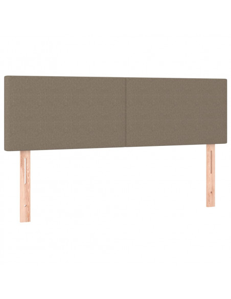 Testiere 2 pz Tortora 72x5x78/88 cm in Tessuto