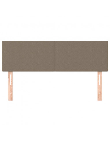 Testiere 2 pz Tortora 72x5x78/88 cm in Tessuto