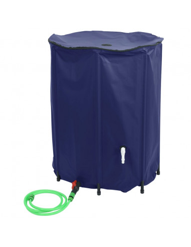 Serbatoio Acqua con Rubinetto Pieghevole 500 L in PVC