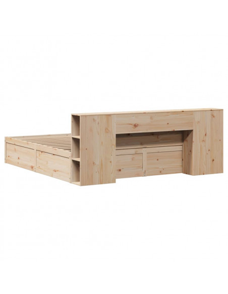 Giroletto senza Materasso 180x200 cm in Legno Massello di Pino