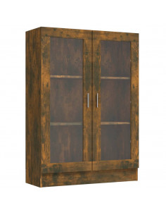 Mobile Vetrina Rovere Fumo 82,5x30,5x115cm in Legno Multistrato 2