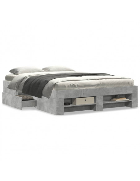 Giroletto Grigio Cemento 135x190 cm in Legno Multistrato