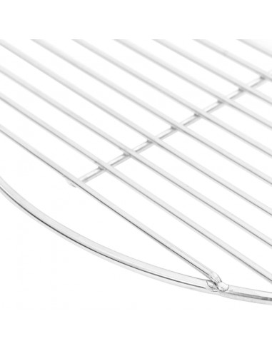 Griglia per Barbecue Rotonda Ø40 cm in Acciaio Inossidabile 304