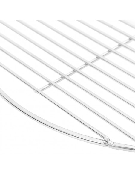Griglia per Barbecue Rotonda Ø40 cm in Acciaio Inossidabile 304