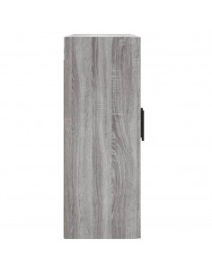 Armadietti a Parete 2 pz Grigio Sonoma in Legno Multistrato 2