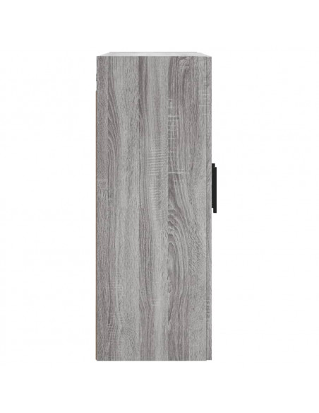 Armadietti a Parete 2 pz Grigio Sonoma in Legno Multistrato