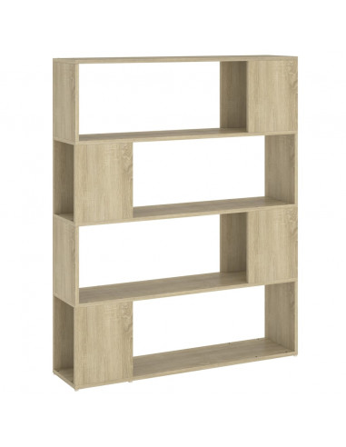 Libreria/Divisorio Rovere Sonoma 100x24x124 cm