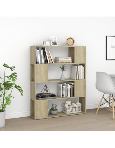 Libreria/Divisorio Rovere Sonoma 100x24x124 cm