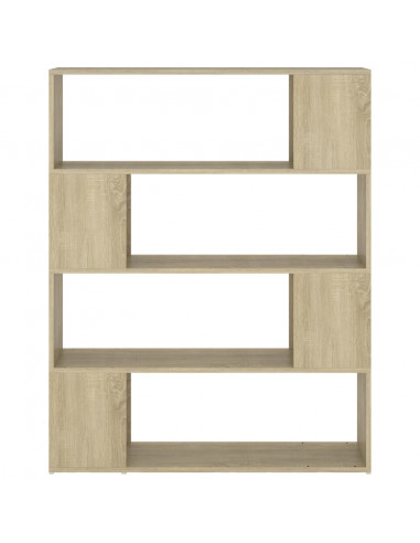 Libreria/Divisorio Rovere Sonoma 100x24x124 cm