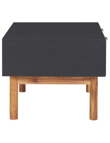 Tavolino da Caffè 90x50x40 cm in Legno Massello di Acacia e MDF