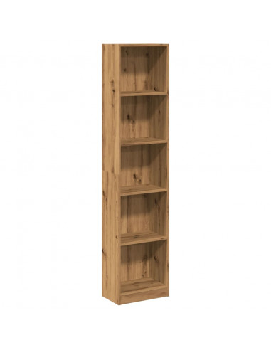 Libreria Rovere Artigianale 40x24x176 cm in Legno Multistrato