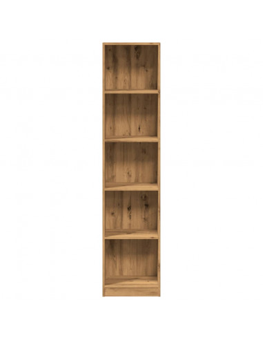 Libreria Rovere Artigianale 40x24x176 cm in Legno Multistrato