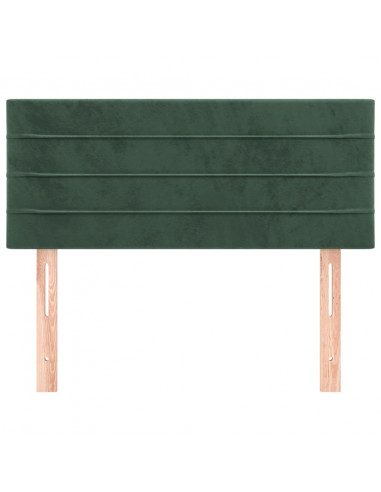 Testiera Verde Scuro 100x5x78/88 cm in Velluto