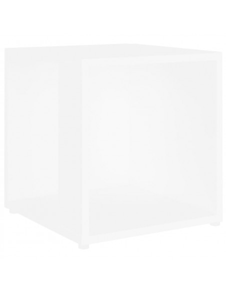 Tavolino Bianco 33x33x34,5 cm in Legno Multistrato