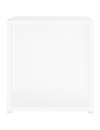 Tavolino Bianco 33x33x34,5 cm in Legno Multistrato