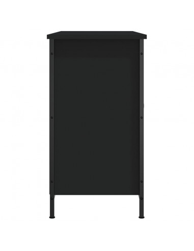 Mobile Porta TV Nero 100x35x65 cm in Legno Multistrato