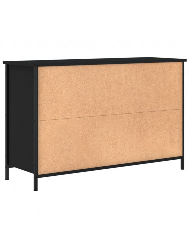 Mobile Porta TV Nero 100x35x65 cm in Legno Multistrato