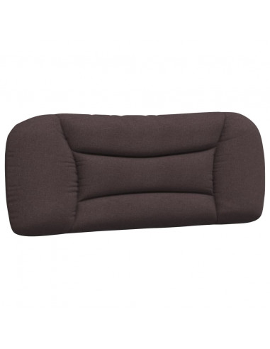 Giroletto con Luci LED Marrone Scuro 100x200 cm in Tessuto