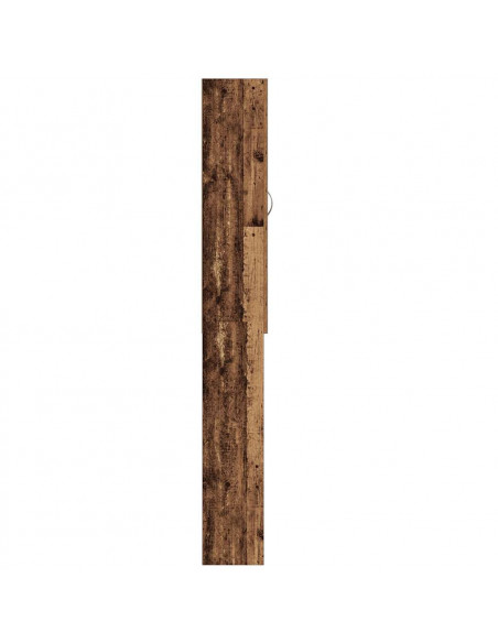 Mobile per Lavatrice Legno Antico 64x25,5x190 cm