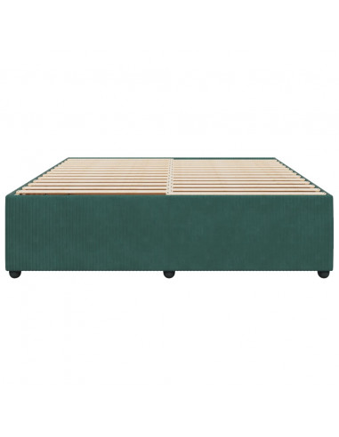 Giroletto Verde Scuro 180x200 cm in Velluto