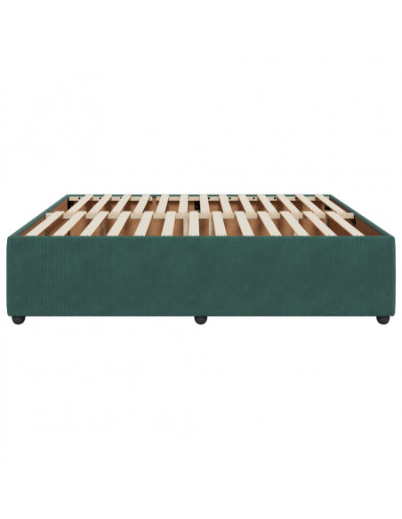 Giroletto Verde Scuro 180x200 cm in Velluto