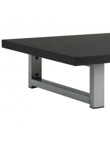 Set Mobili da Bagno 2 pz Ceramica Nero