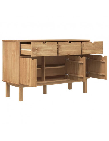 Credenza OTTA 114x43x73,5 cm in Legno Massello di Pino