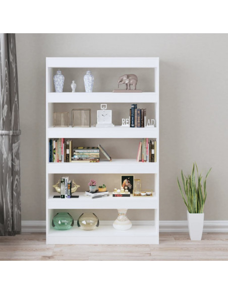 Libreria/Divisorio Bianco Lucido 100x30x166 cm