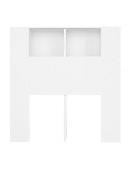 Testiera con Contenitore Bianco 100x18,5x104,5 cm