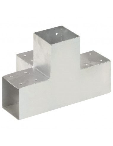 Connettore per Pali a Forma di X in Metallo Zincato 91x91 mm