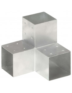 Connettore per Pali a Forma di Y in Metallo Zincato 101x101 mm 2
