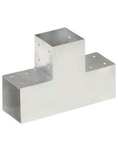 Connettore per Pali a Forma di T in Metallo Zincato 101x101 mm 2