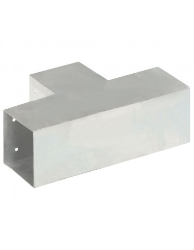 Connettore per Pali a Forma di T in Metallo Zincato 101x101 mm