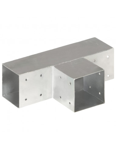 Connettore per Pali a Forma di T in Metallo Zincato 91x91 mm