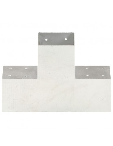 Connettore per Pali a Forma di X in Metallo Zincato 101x101 mm