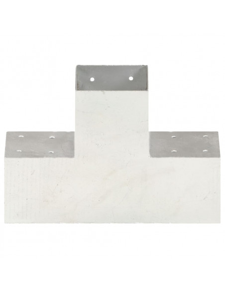 Connettore per Pali a Forma di X in Metallo Zincato 101x101 mm