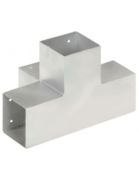Connettore per Pali a Forma di X in Metallo Zincato 101x101 mm