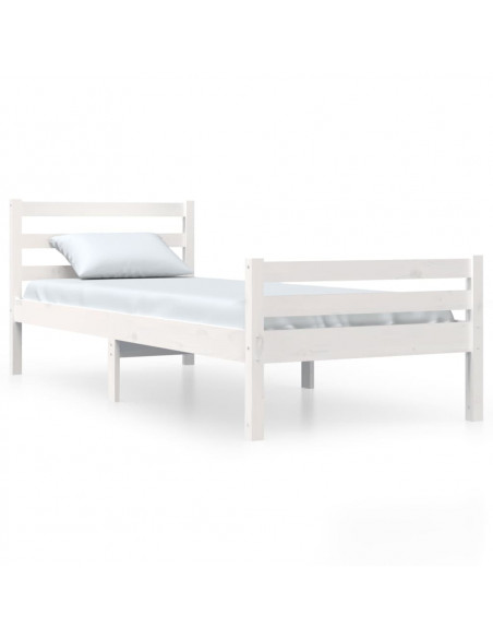 Giroletto Bianco in Legno Massello 90x200 cm