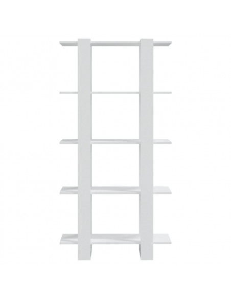 Libreria/Divisorio Bianco 80x30x160 cm in Legno Multistrato