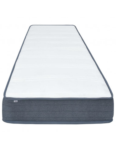 Materasso a Molle Insacchettate 160x80x20 cm in Tessuto