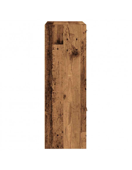 Libreria Legno Antico 60,5x30x90 cm in Legno Multistrato