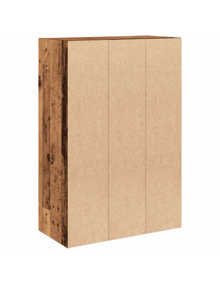 Libreria Legno Antico 60,5x30x90 cm in Legno Multistrato