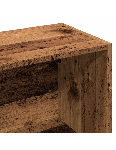 Libreria Legno Antico 60,5x30x90 cm in Legno Multistrato